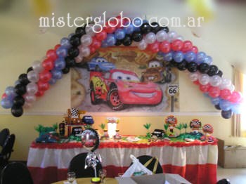 Cars Pictures on Mister Globo Decoraciones Con Globos Para Eventos Sociales Y